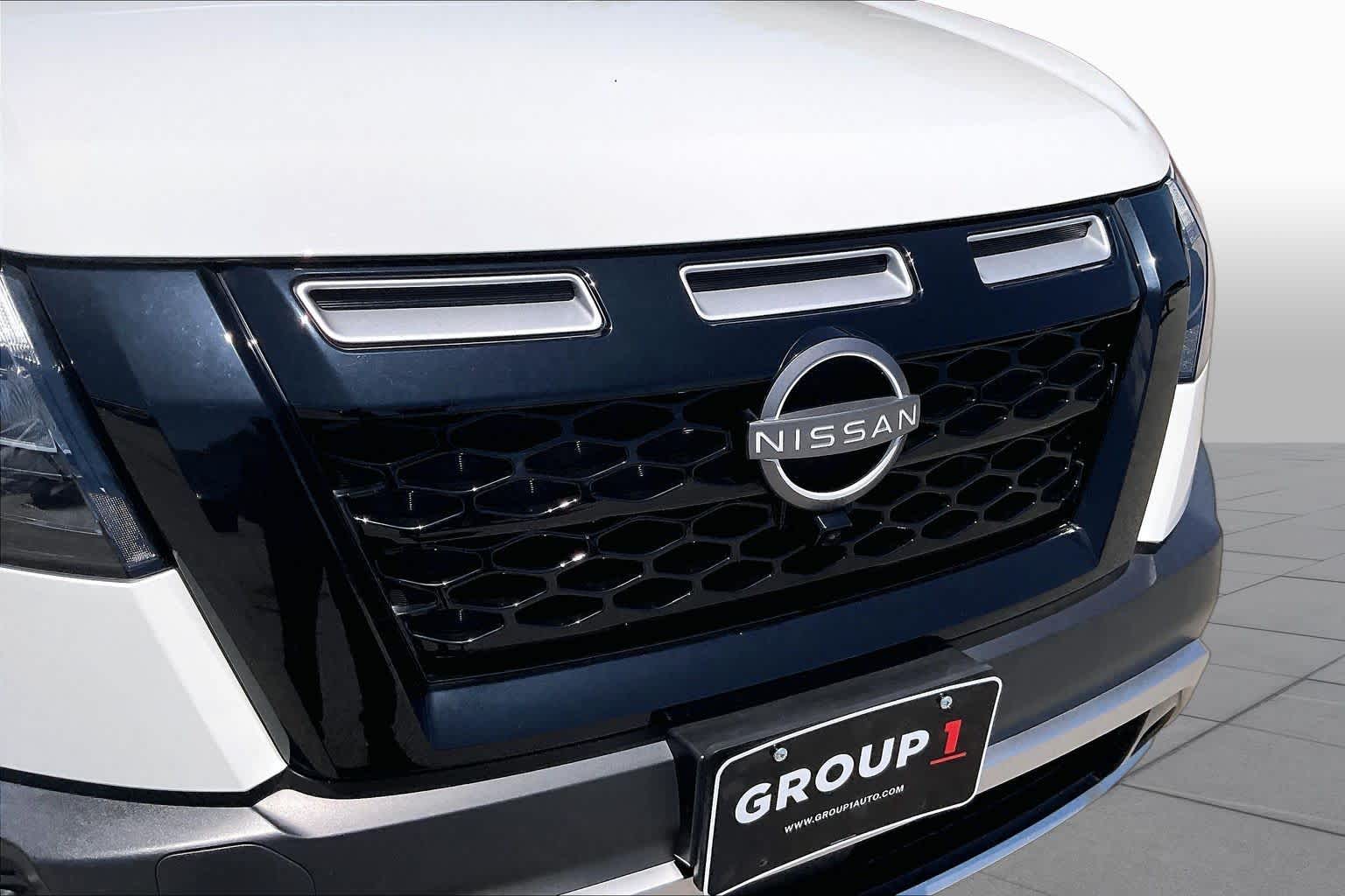 2025 Nissan Pathfinder Rock Creek Glacier White at Sterling McCall Nissan
