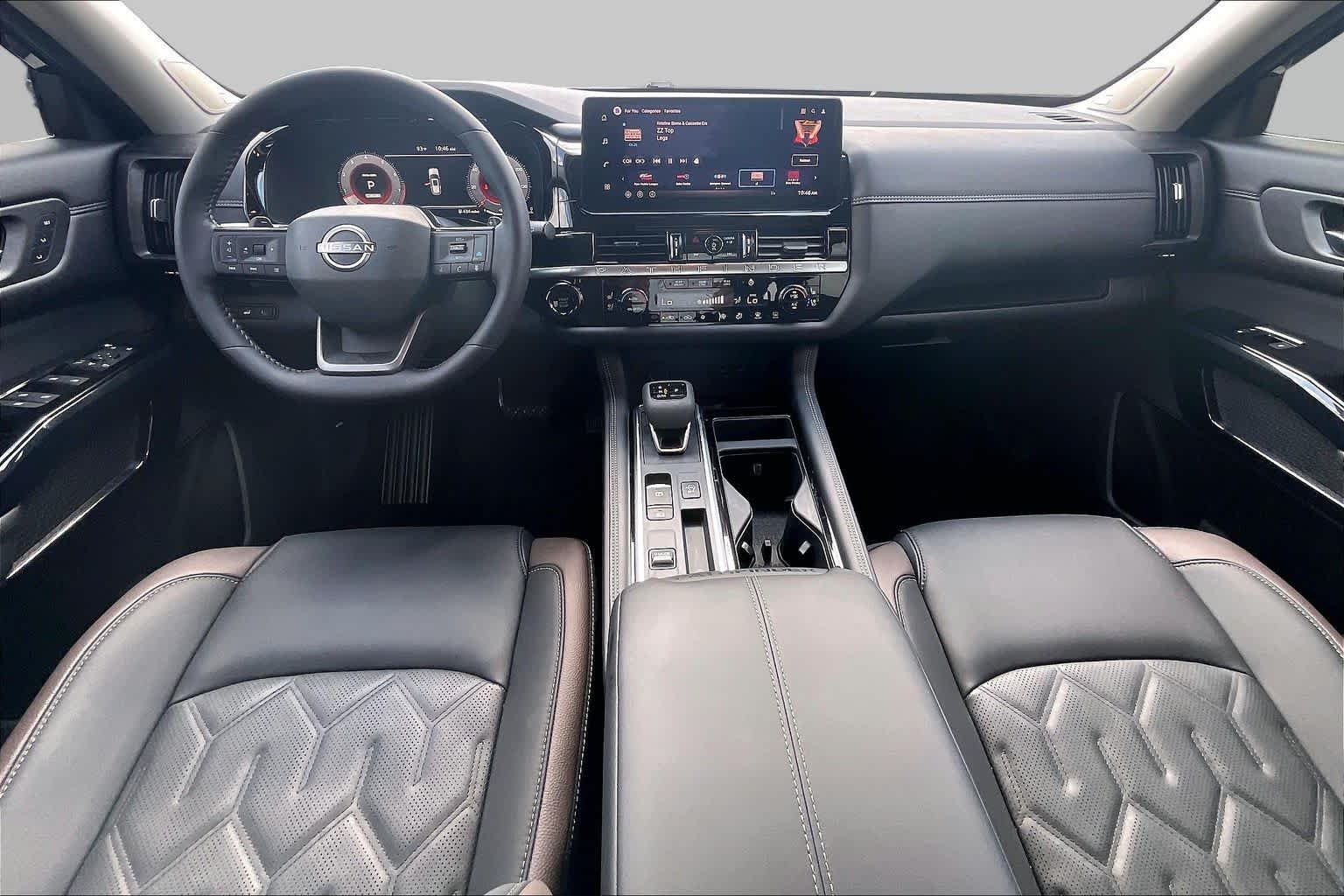 2026 Nissan Pathfinder Platinum Deep Ocean Blue Pearl at Sterling McCall Nissan