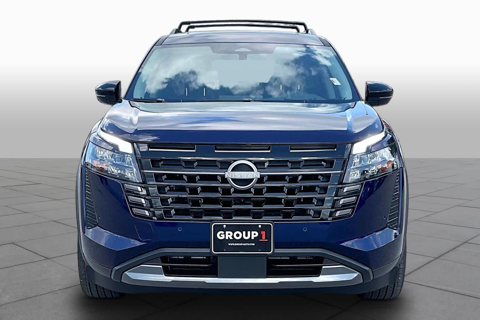 2026 Nissan Pathfinder Platinum Deep Ocean Blue Pearl at Sterling McCall Nissan