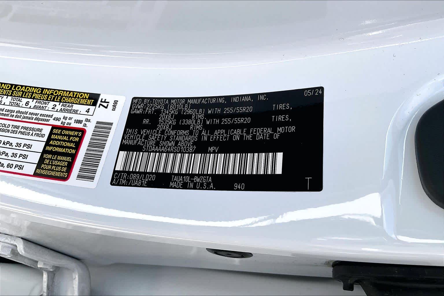 2024 Lexus TX 350 photo 31 of 31