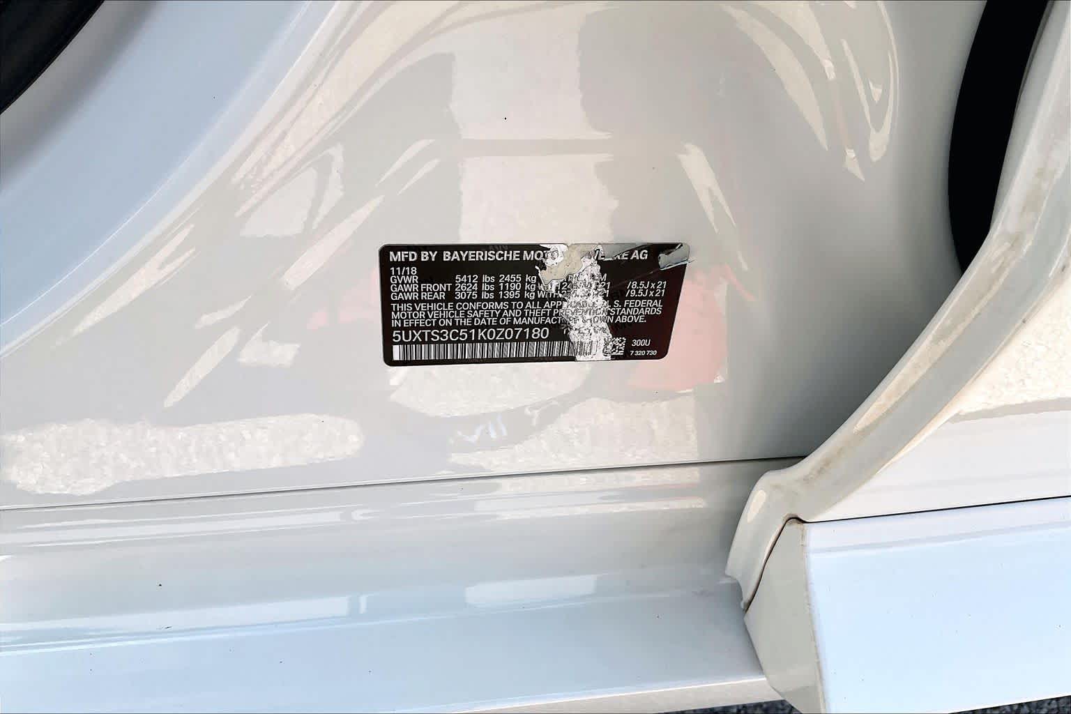 2019 BMW X3 M40i M40i Alpine White at Mac Haik Ford