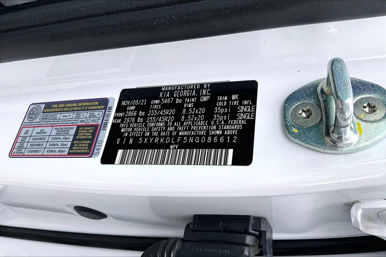 2022 Kia Sorento photo 35 of 35