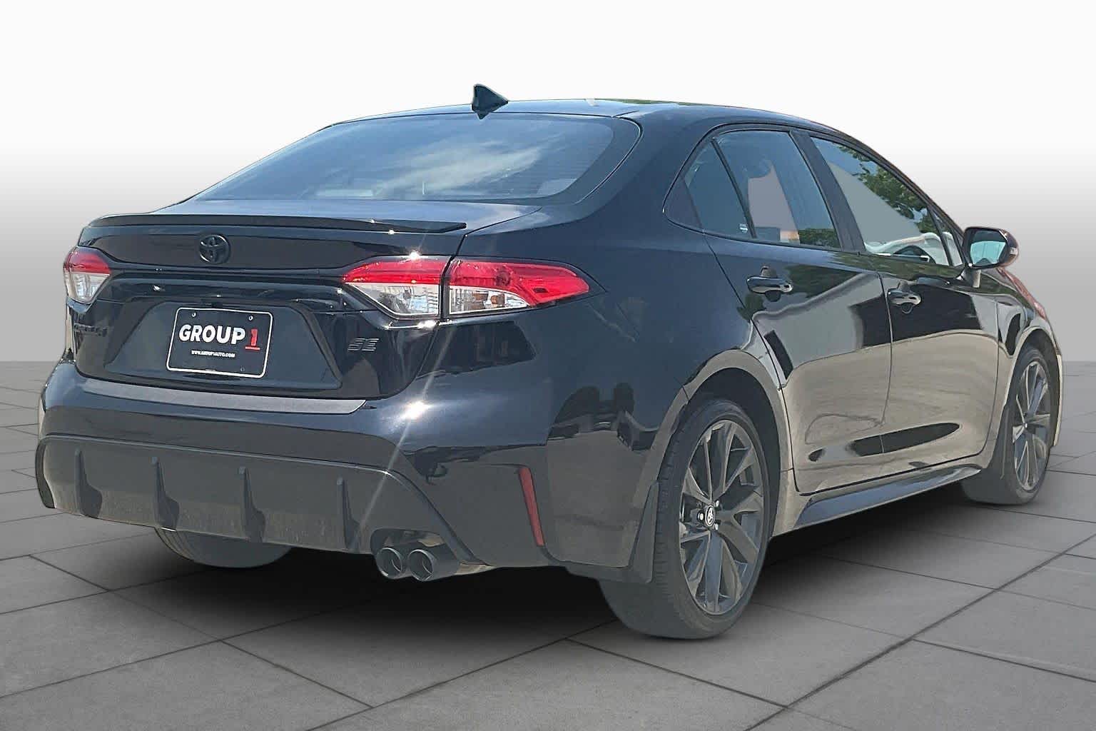 2025 Toyota Corolla SE Midnight Black Metallic at Group 1 Toyota Southwest