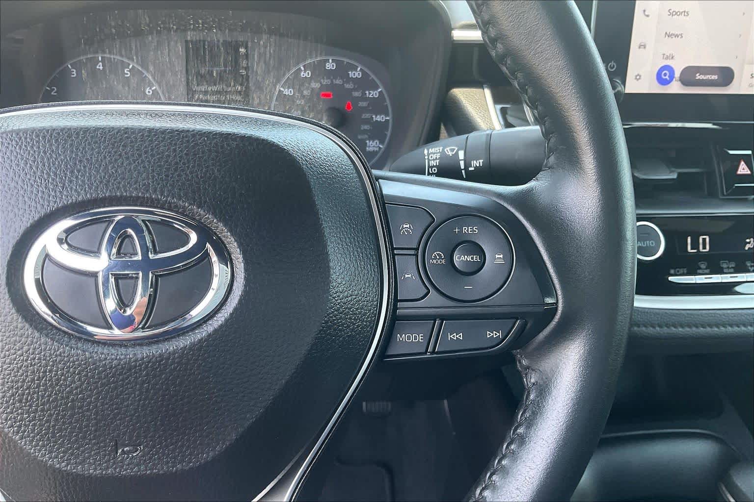 2025 Toyota Corolla SE Midnight Black Metallic at Group 1 Toyota Southwest