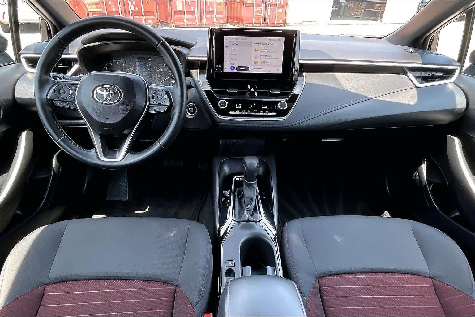 2025 Toyota Corolla SE Midnight Black Metallic at Group 1 Toyota Southwest