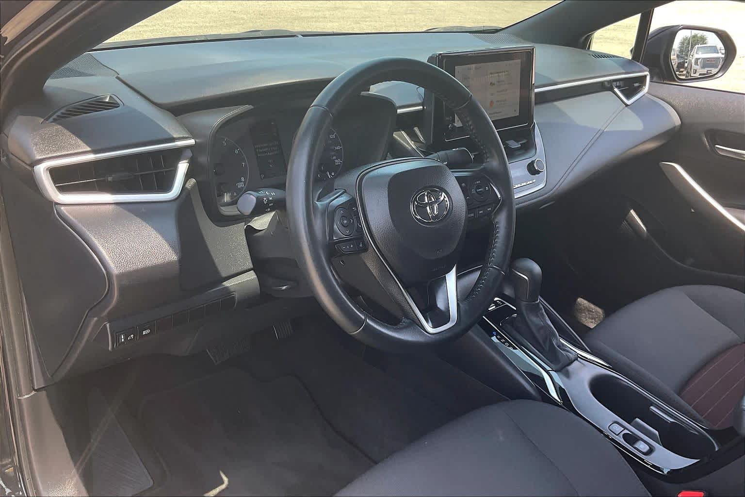2025 Toyota Corolla SE Midnight Black Metallic at Group 1 Toyota Southwest