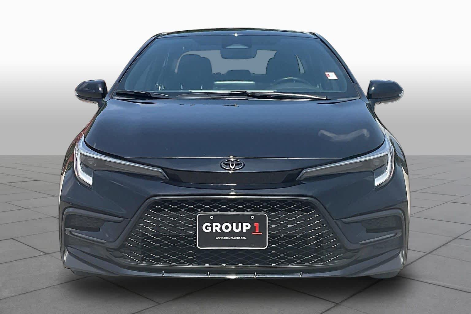 2025 Toyota Corolla SE Midnight Black Metallic at Group 1 Toyota Southwest
