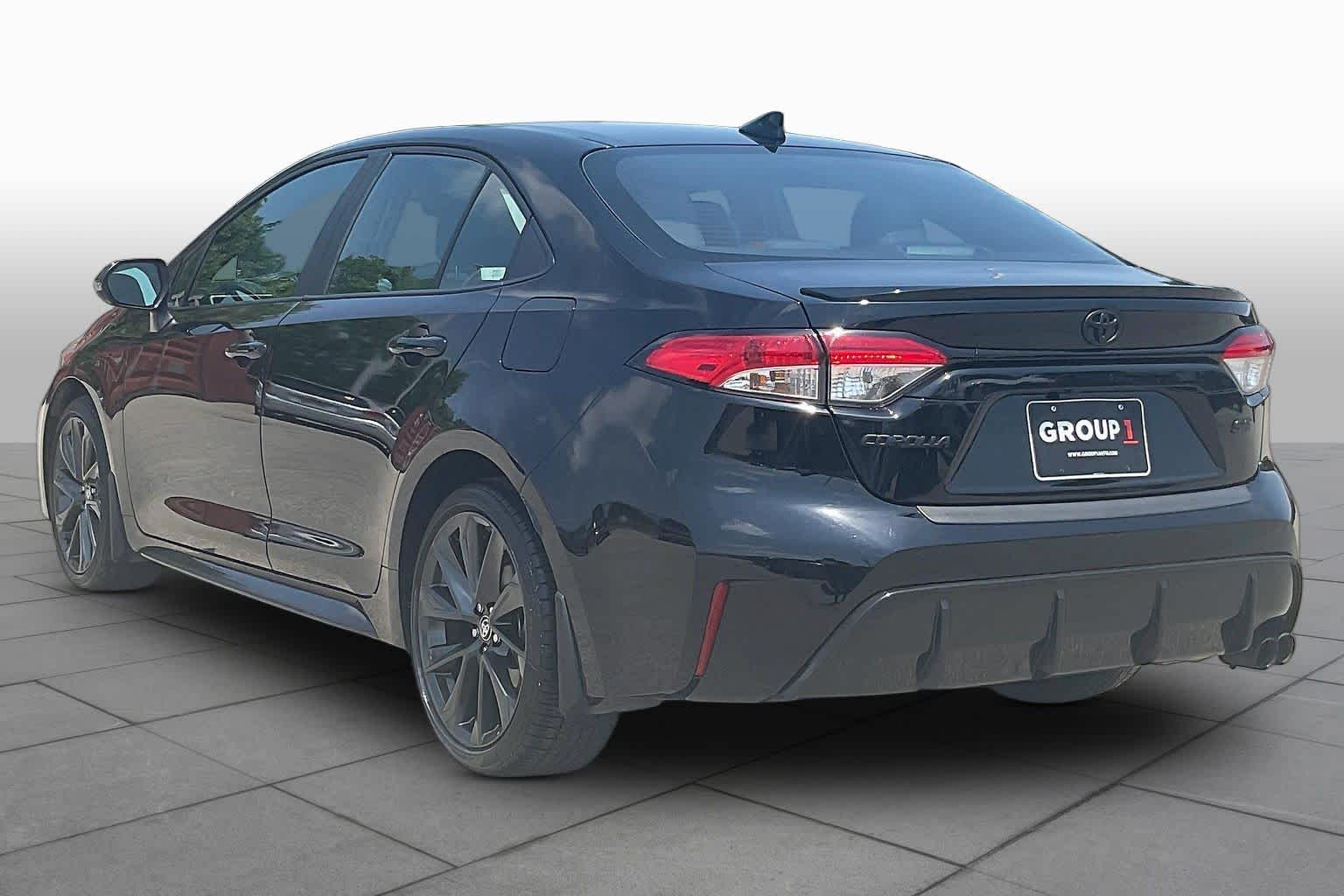 2025 Toyota Corolla SE Midnight Black Metallic at Group 1 Toyota Southwest