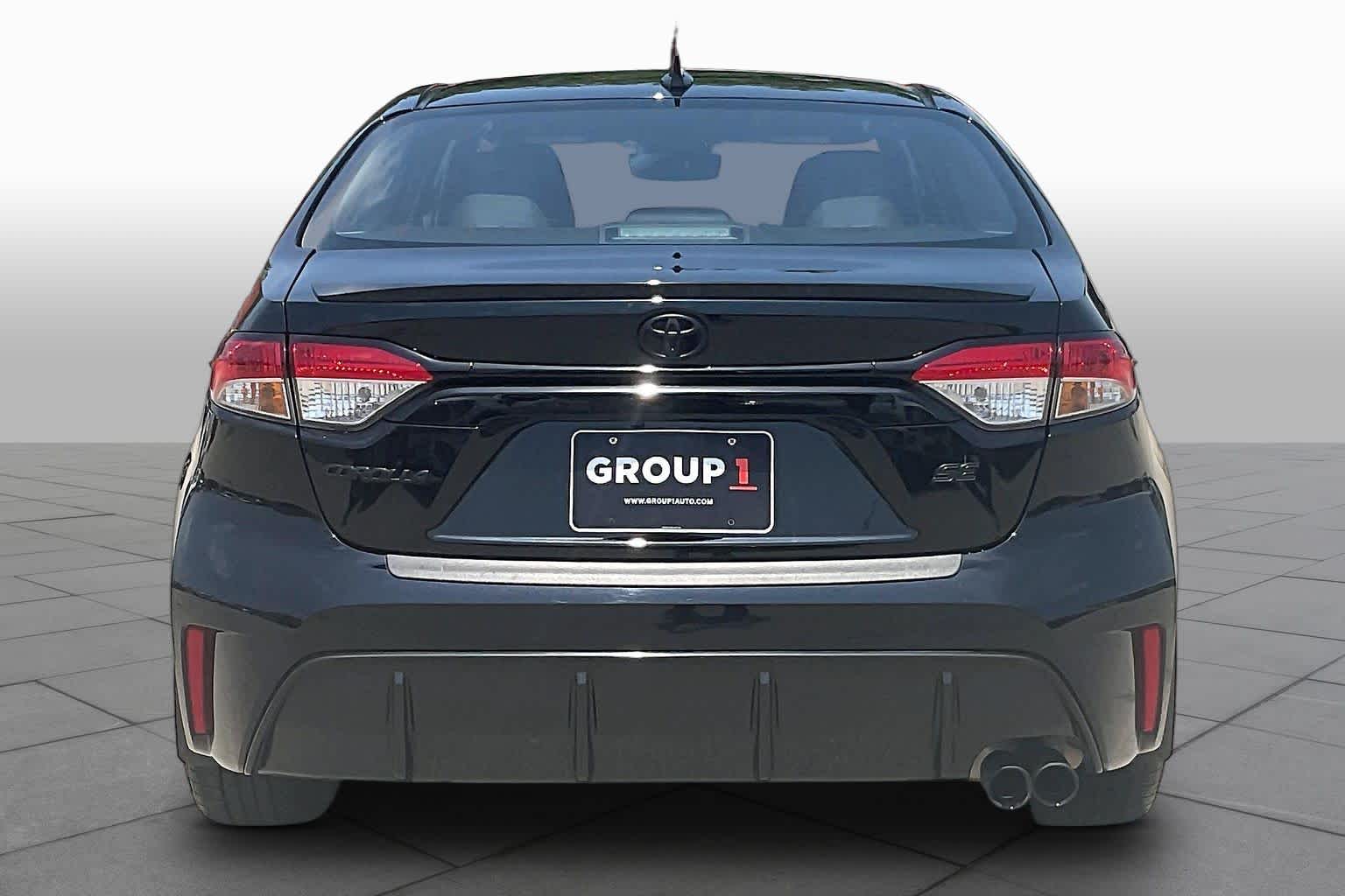 2025 Toyota Corolla SE Midnight Black Metallic at Group 1 Toyota Southwest