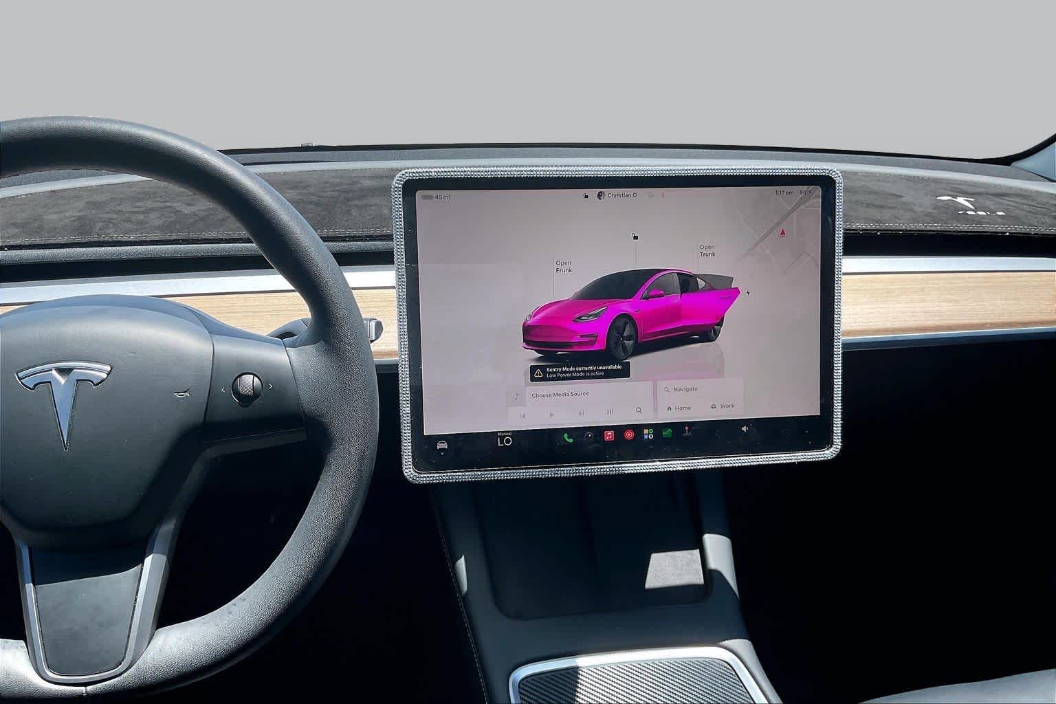 2023 Tesla Model 3  Pearl White Multi-Coat at Lexus Southwest Houston