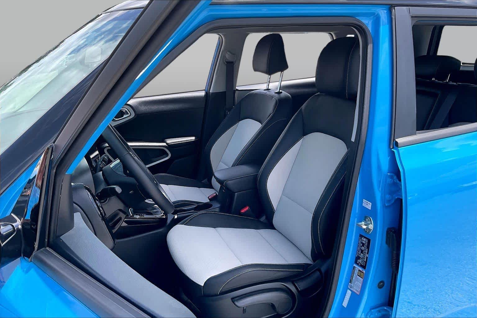2024 Kia Soul GT-Line Surf Blue w/Black Roof at Sterling McCall Nissan