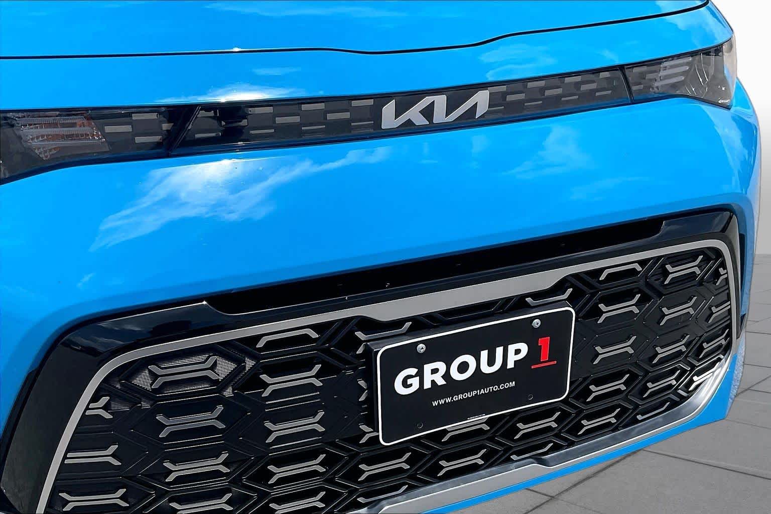 2024 Kia Soul GT-Line Surf Blue w/Black Roof at Sterling McCall Nissan