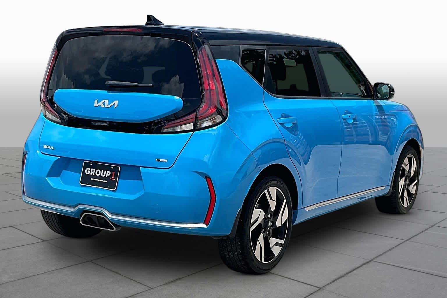 2024 Kia Soul GT-Line Surf Blue w/Black Roof at Sterling McCall Nissan