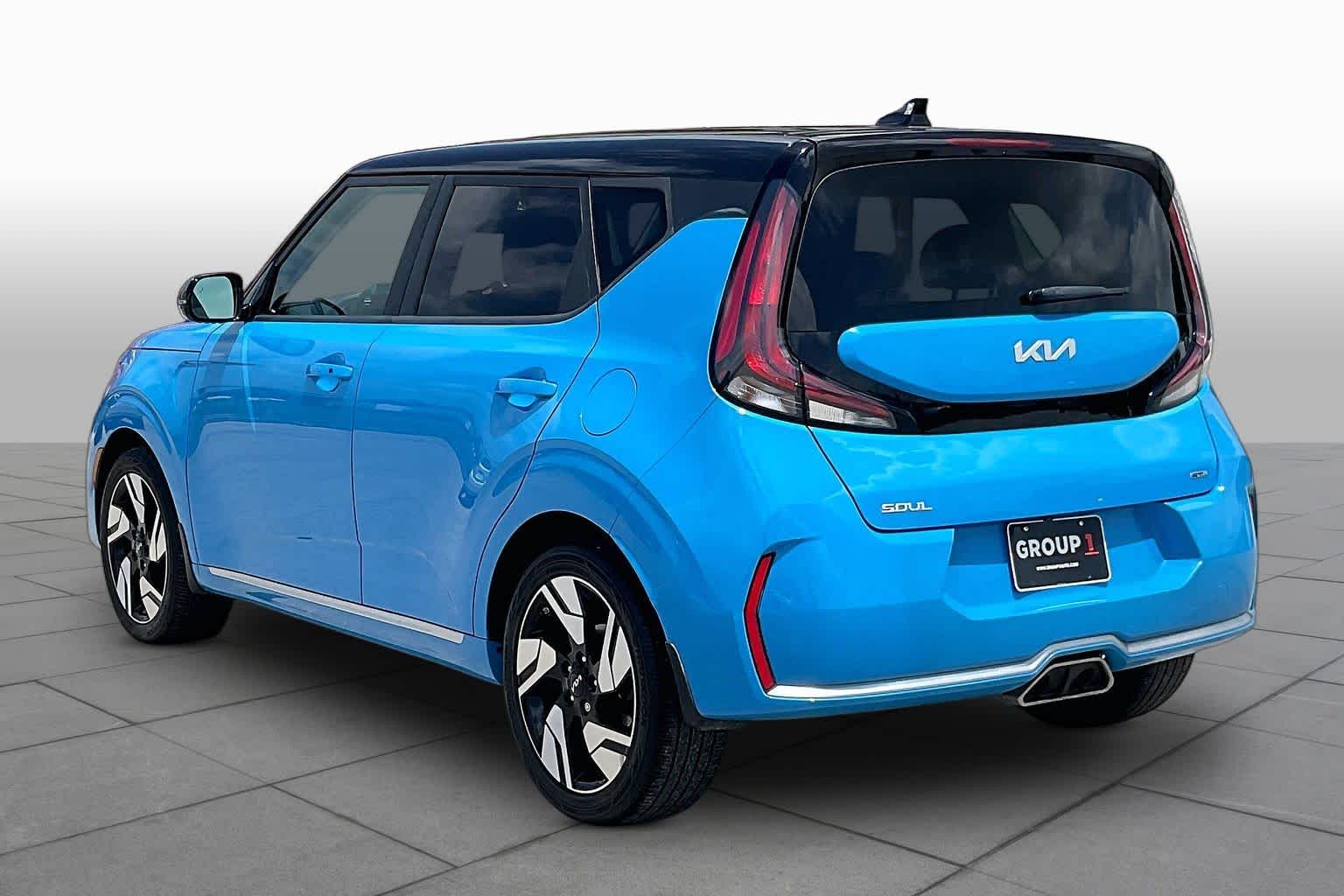 2024 Kia Soul GT-Line Surf Blue w/Black Roof at Sterling McCall Nissan
