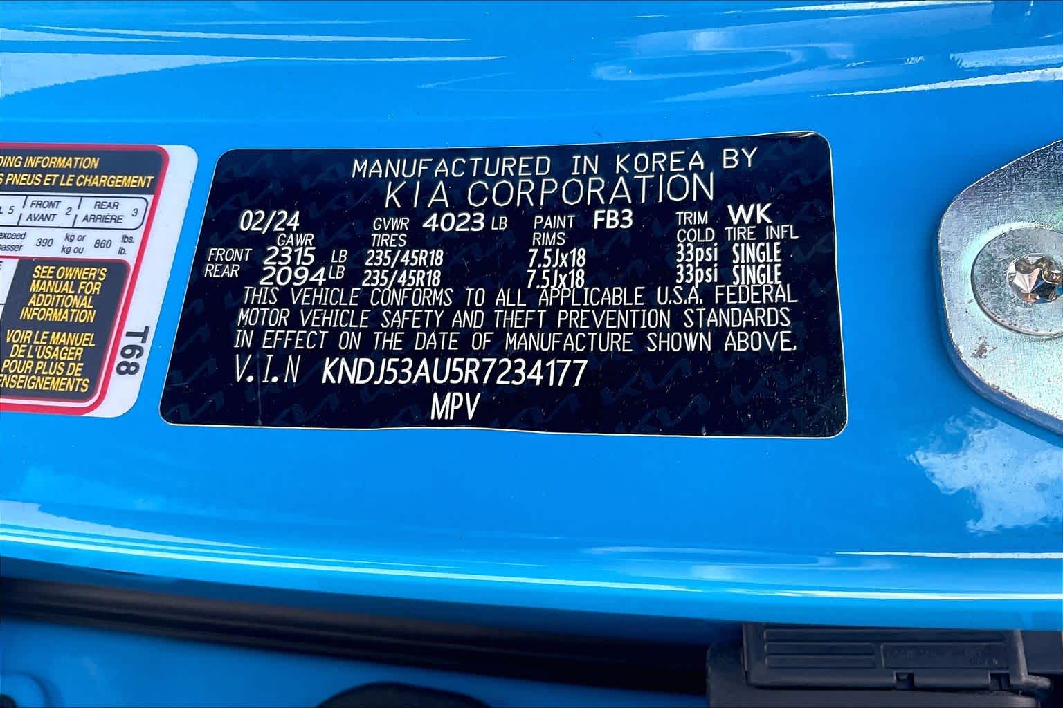 2024 Kia Soul GT-Line Surf Blue w/Black Roof at Sterling McCall Nissan
