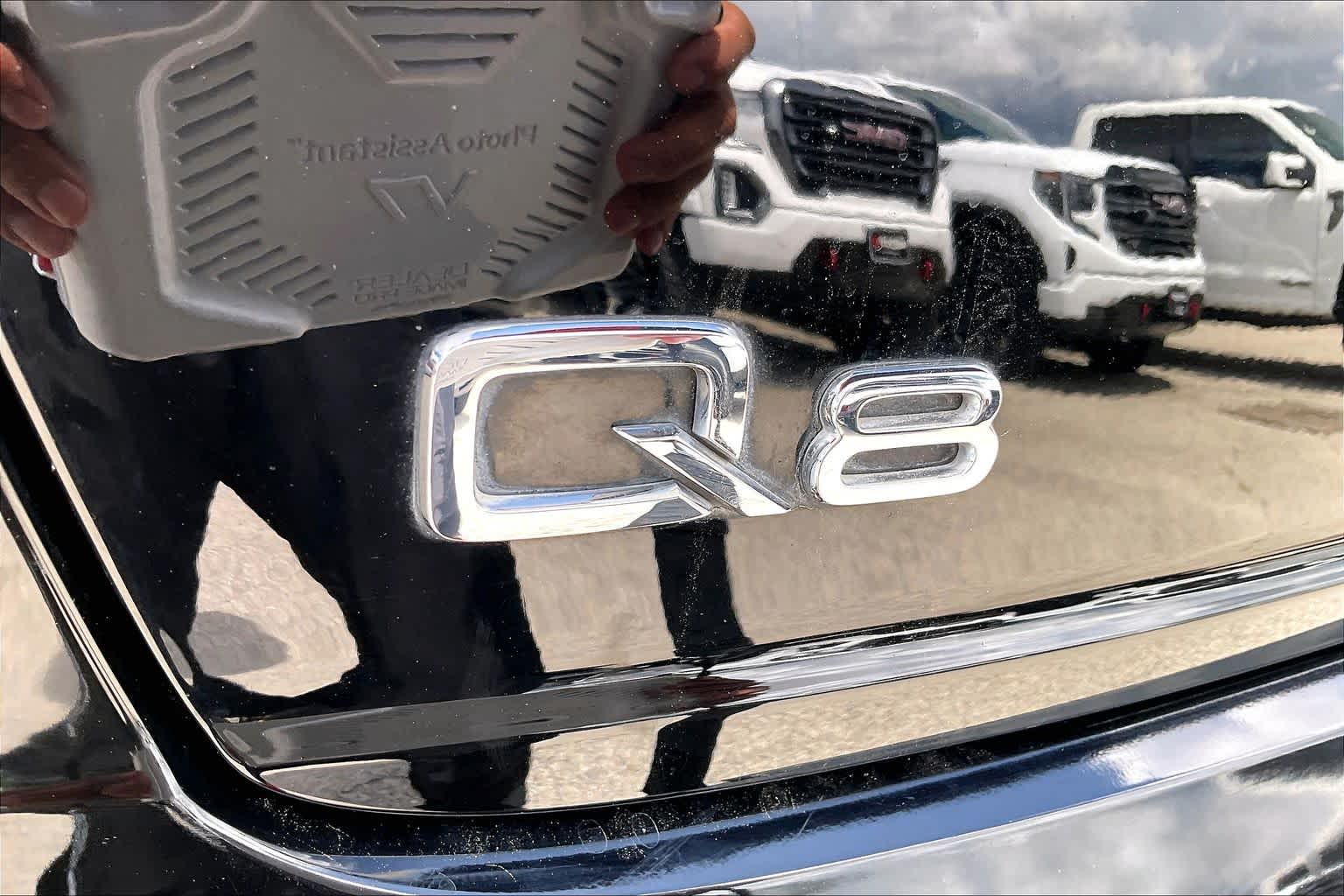 2020 Audi Q8 Premium Plus Orca Black Metallic at Beck & Masten Kia