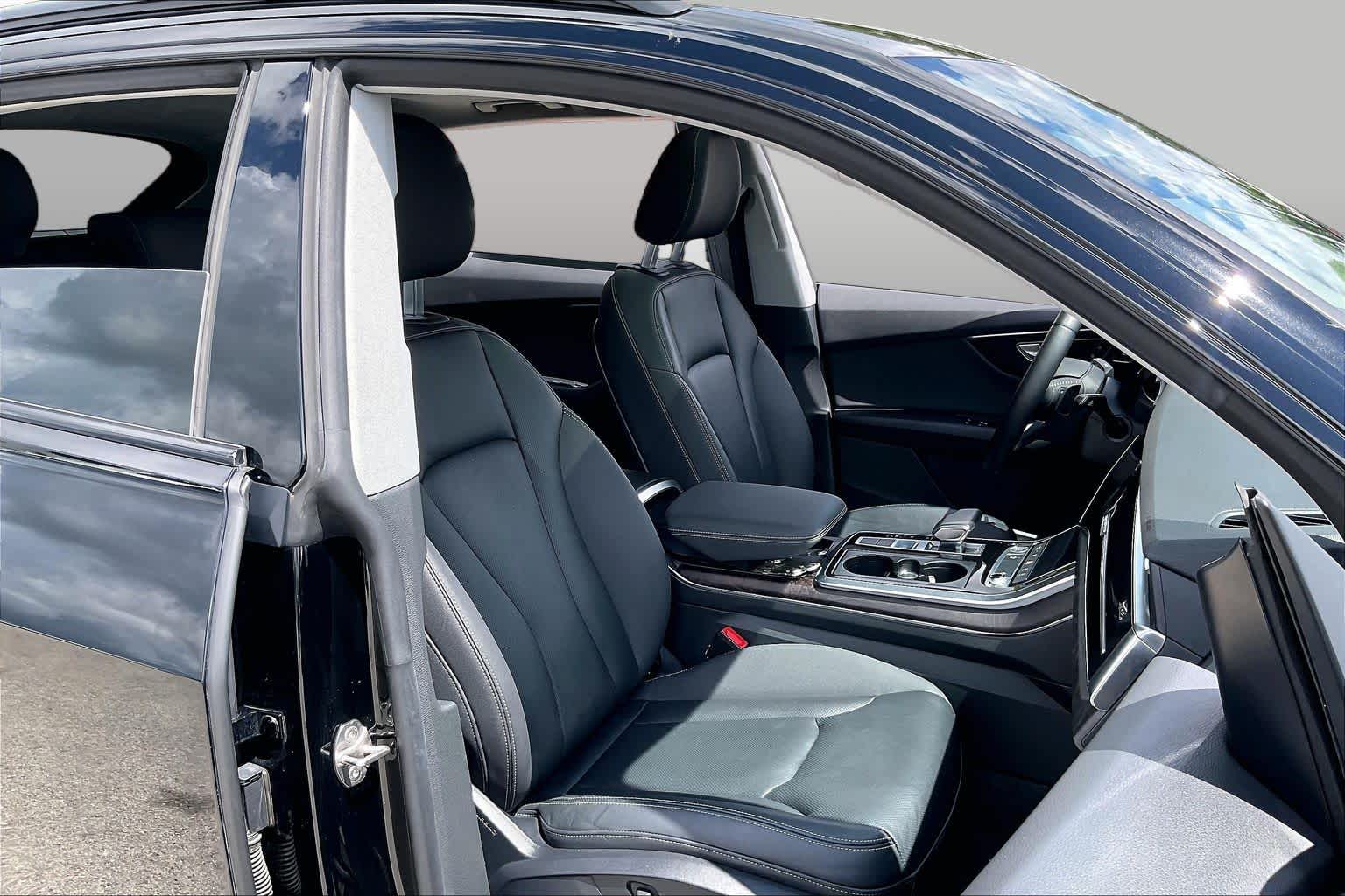 2020 Audi Q8 Premium Plus Orca Black Metallic at Beck & Masten Kia