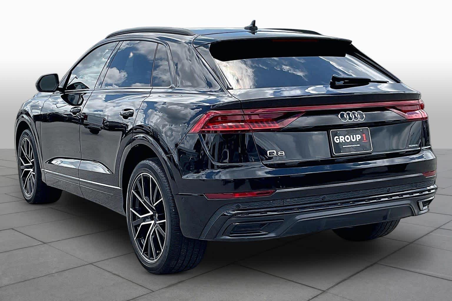 2020 Audi Q8 Premium Plus Orca Black Metallic at Beck & Masten Kia