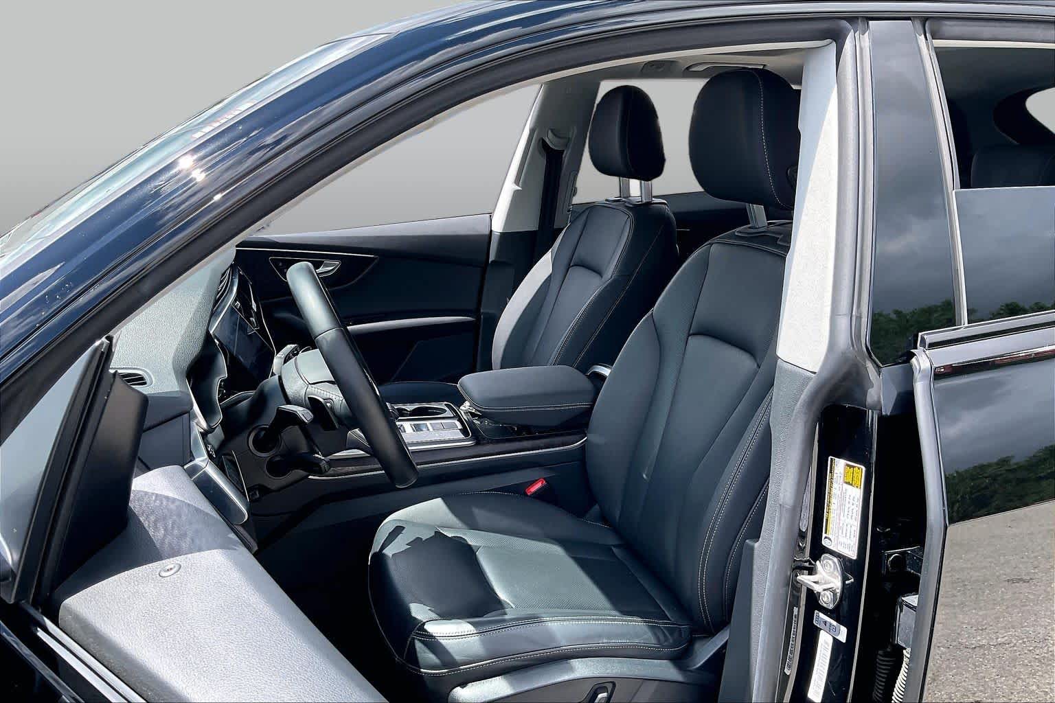 2020 Audi Q8 Premium Plus Orca Black Metallic at Beck & Masten Kia