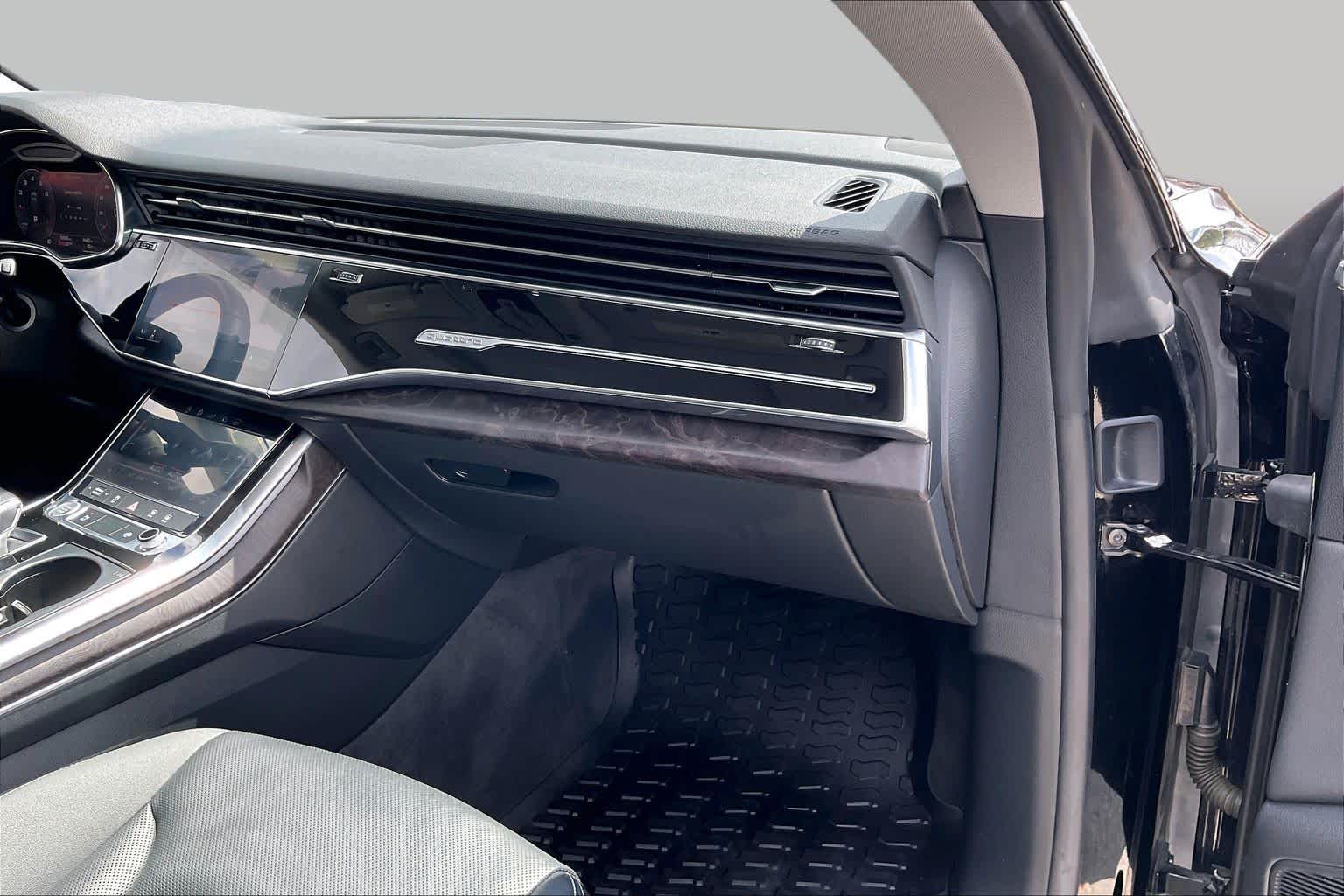 2020 Audi Q8 Premium Plus Orca Black Metallic at Beck & Masten Kia