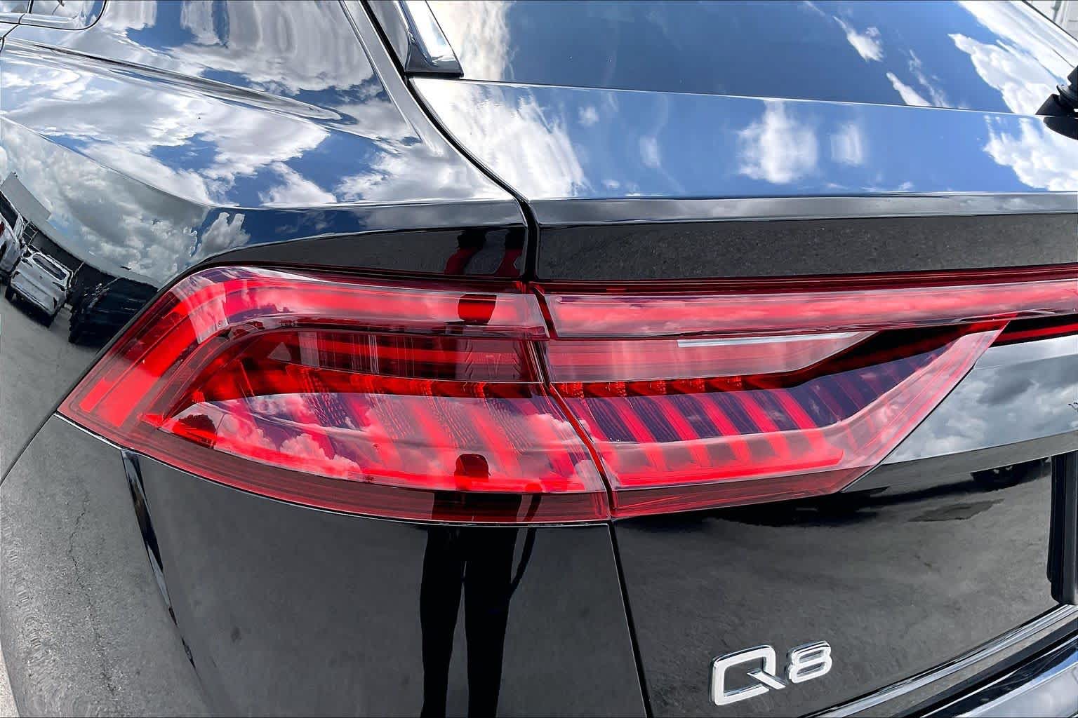 2020 Audi Q8 Premium Plus Orca Black Metallic at Beck & Masten Kia