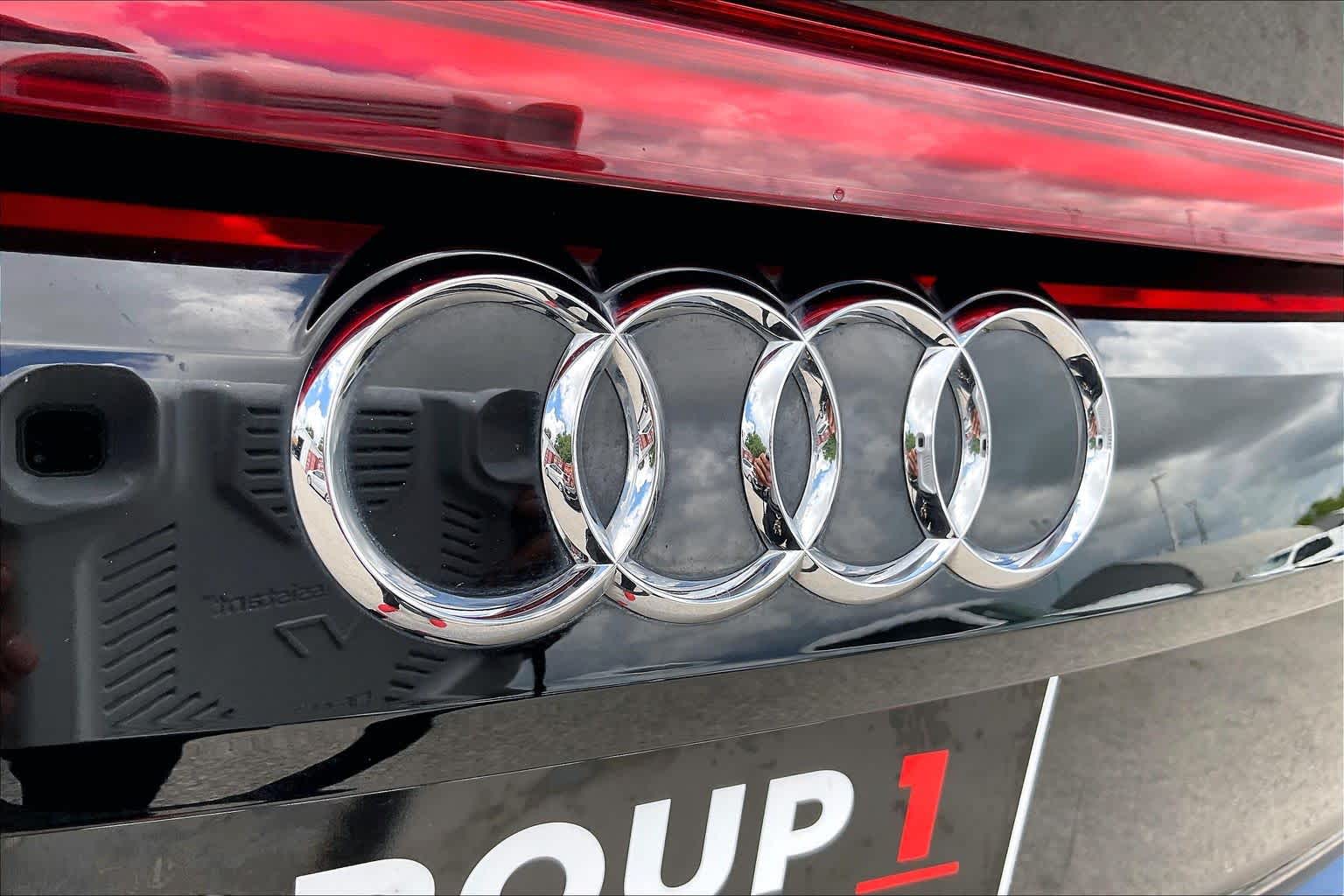 2020 Audi Q8 Premium Plus Orca Black Metallic at Beck & Masten Kia