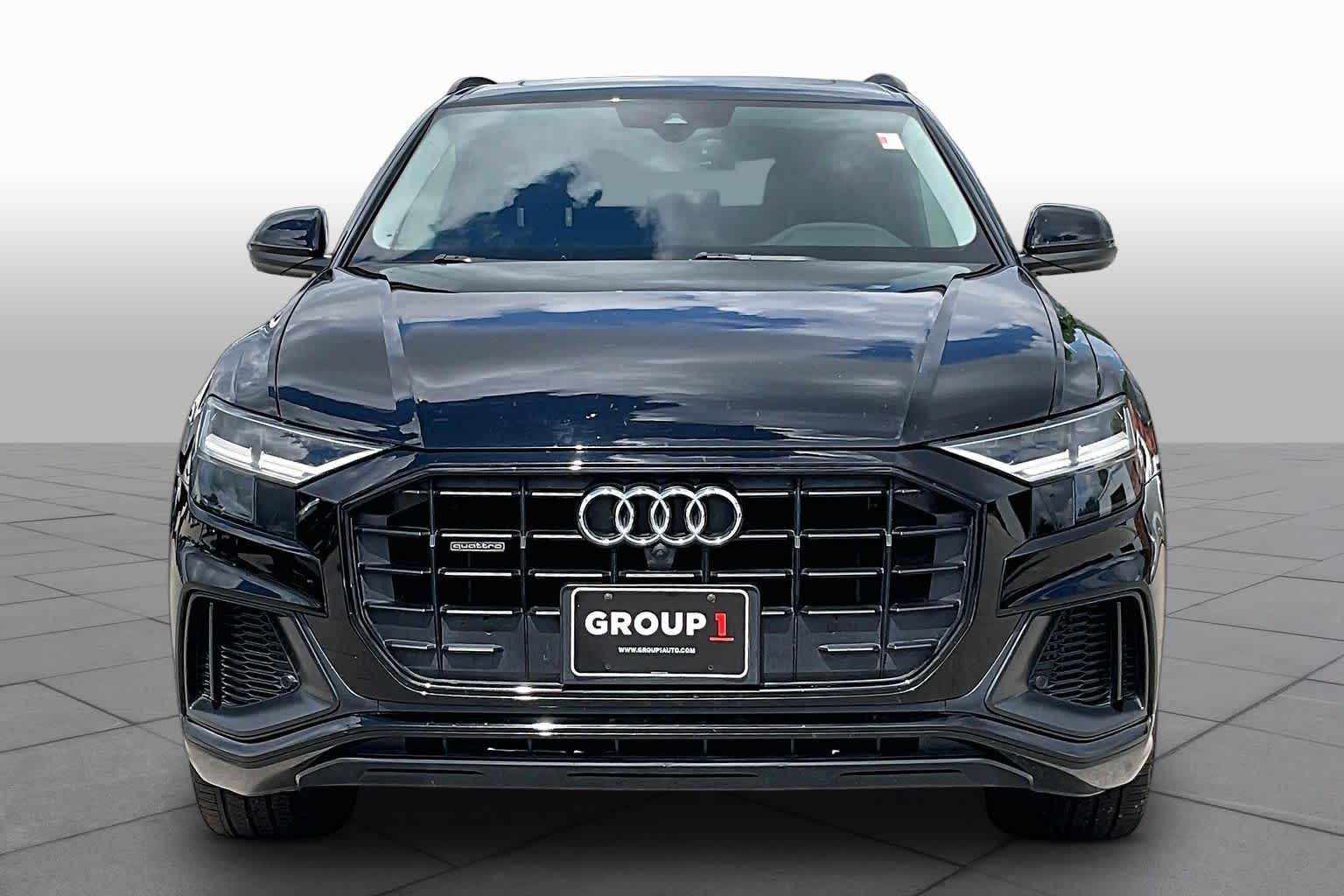2020 Audi Q8 Premium Plus Orca Black Metallic at Beck & Masten Kia