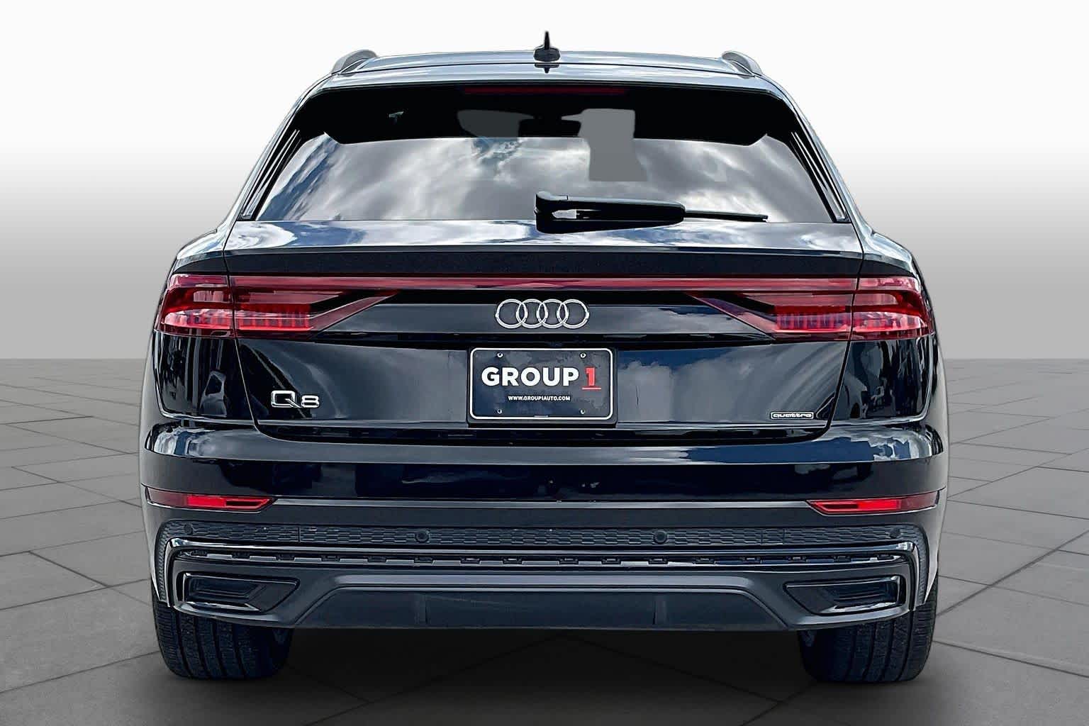 2020 Audi Q8 Premium Plus Orca Black Metallic at Beck & Masten Kia