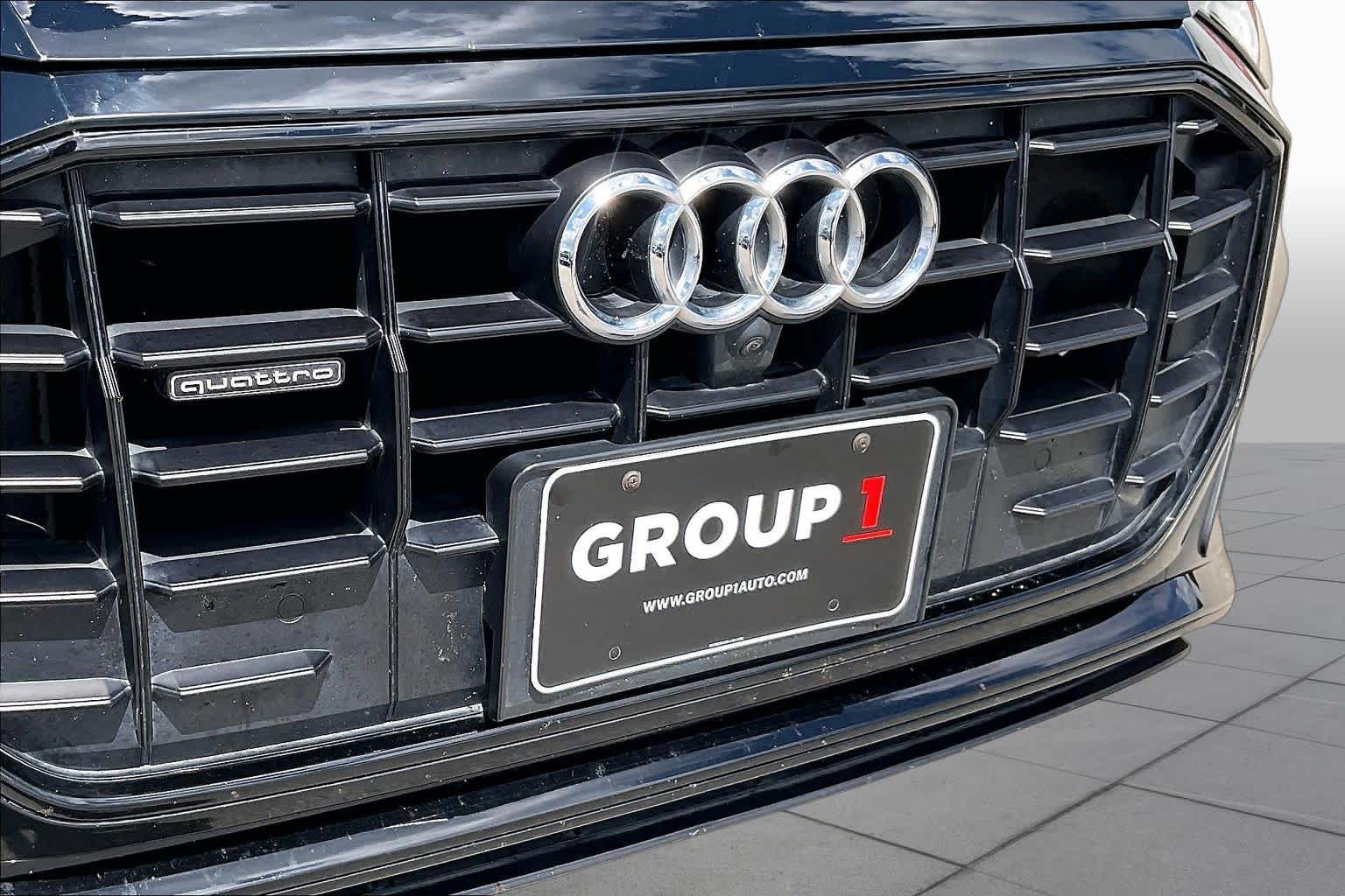 2020 Audi Q8 Premium Plus Orca Black Metallic at Beck & Masten Kia