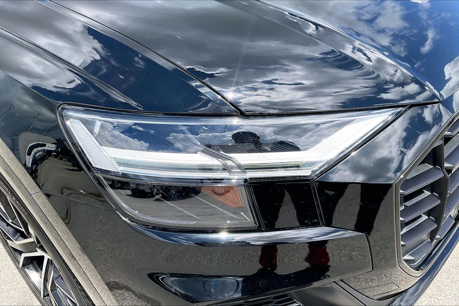 2020 Audi Q8 Premium Plus Orca Black Metallic at Beck & Masten Kia