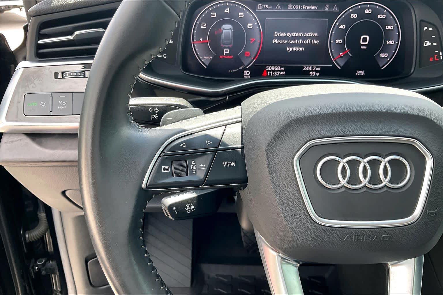 2020 Audi Q8 Premium Plus Orca Black Metallic at Beck & Masten Kia