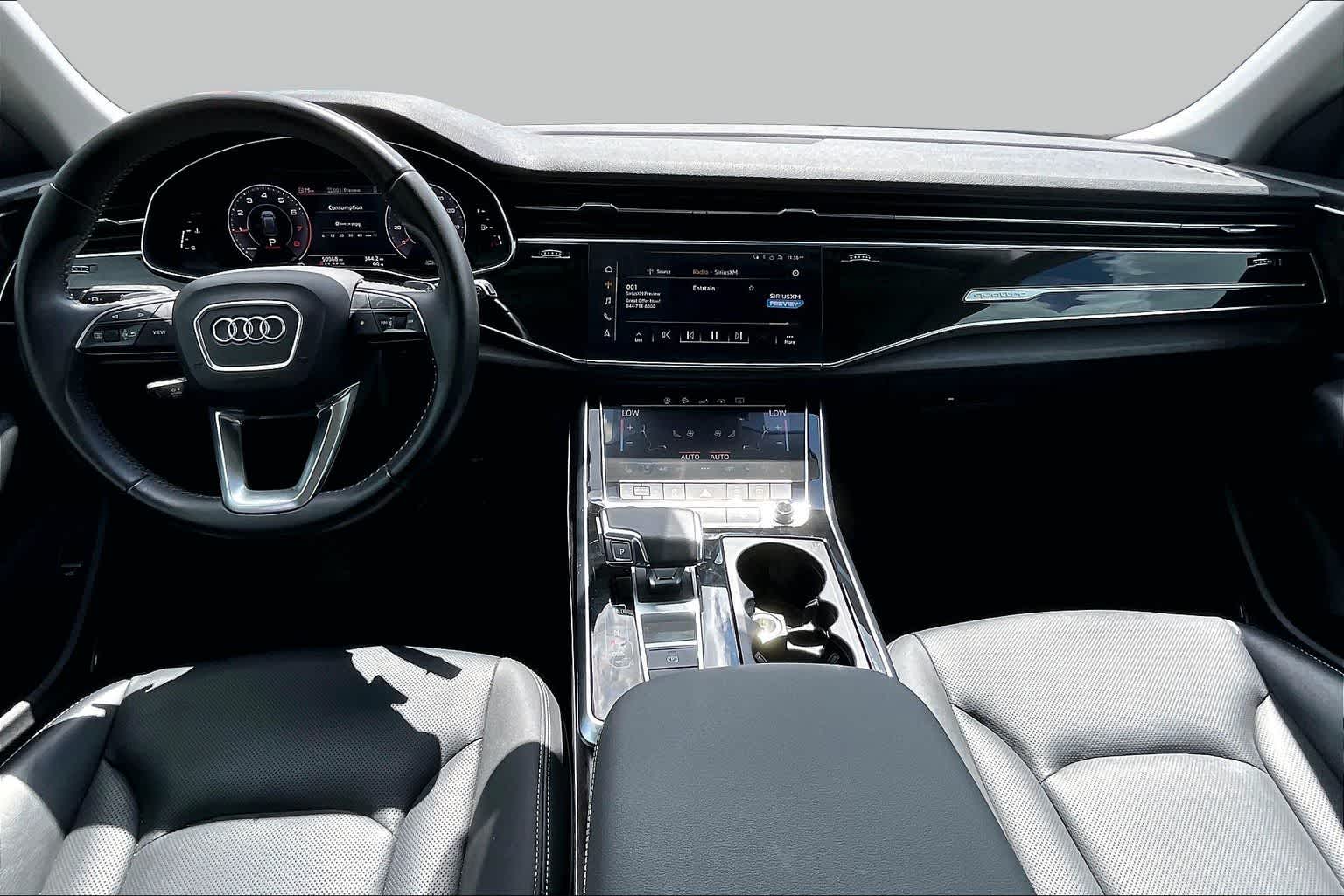 2020 Audi Q8 Premium Plus Orca Black Metallic at Group 1 GMC Buick South