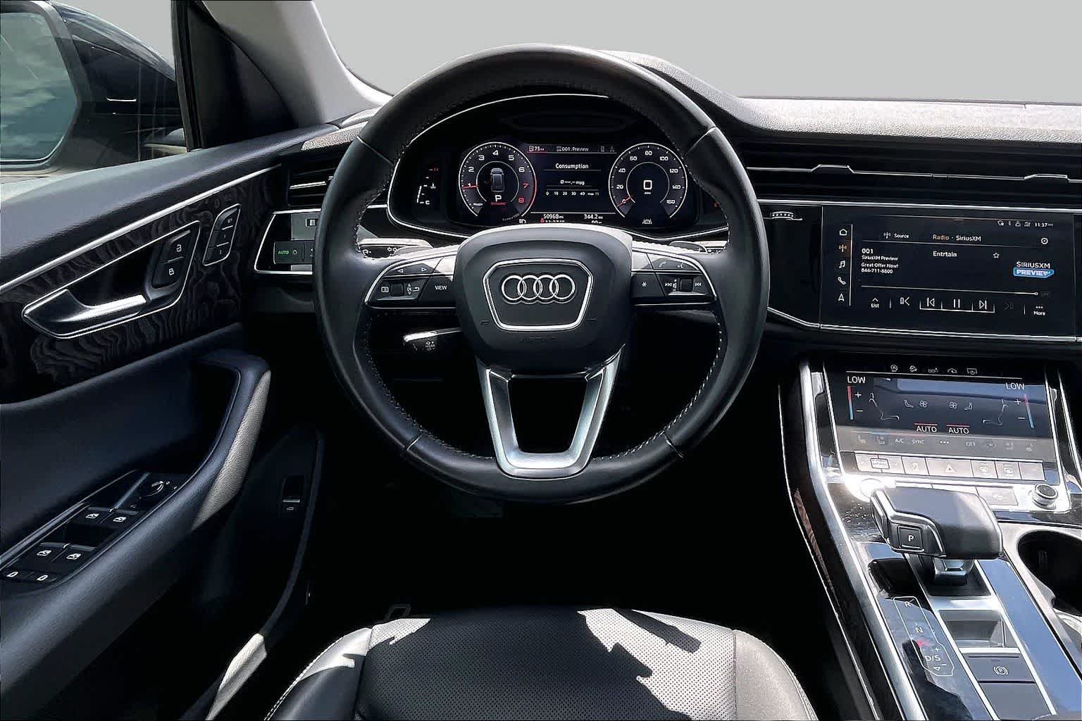 2020 Audi Q8 Premium Plus Orca Black Metallic at Group 1 GMC Buick South