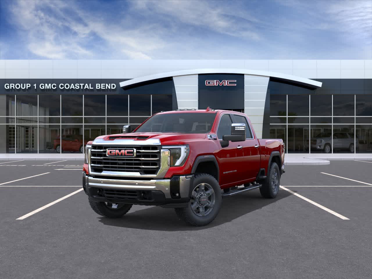 New 2026 Volcanic Red Tintcoat GMC SLT image 8