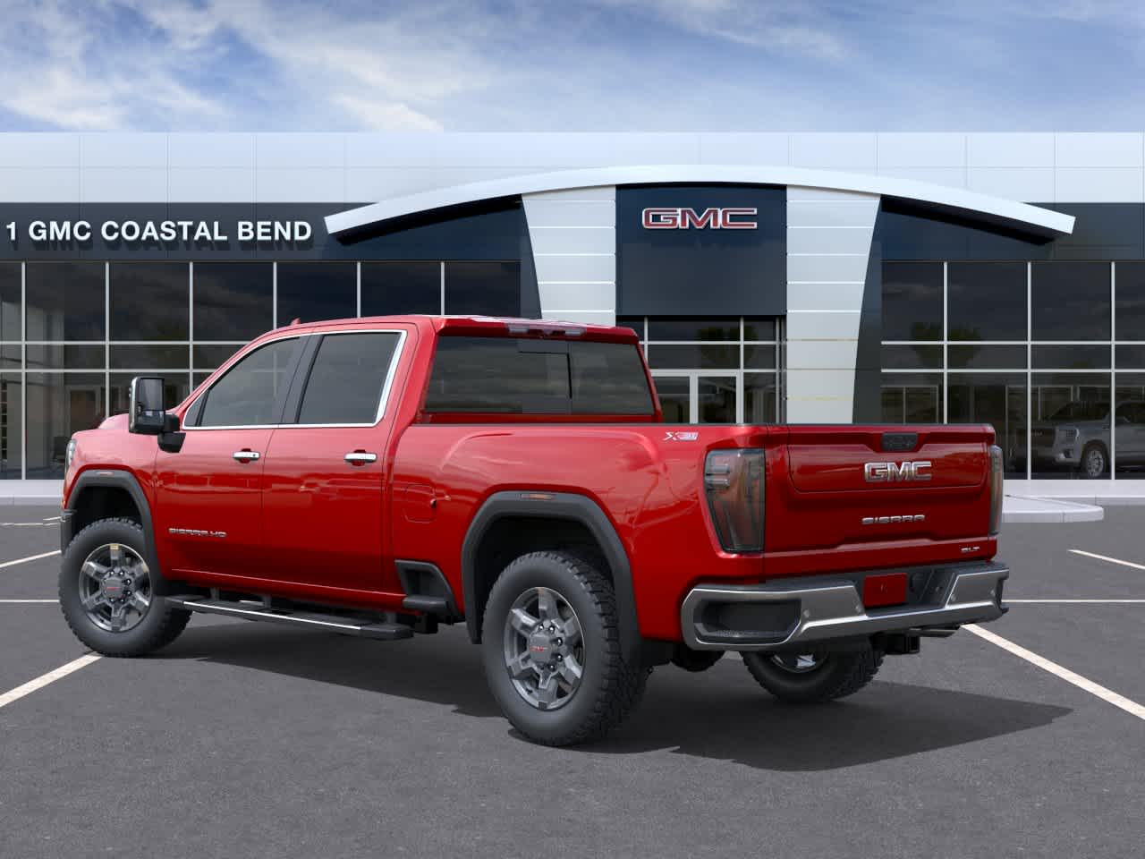 New 2026 Volcanic Red Tintcoat GMC SLT image 3