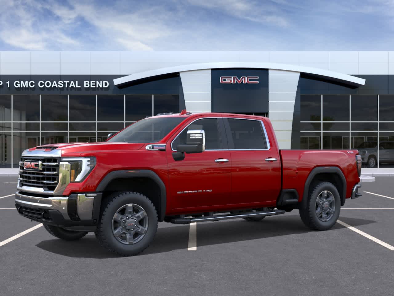 New 2026 Volcanic Red Tintcoat GMC SLT image 2