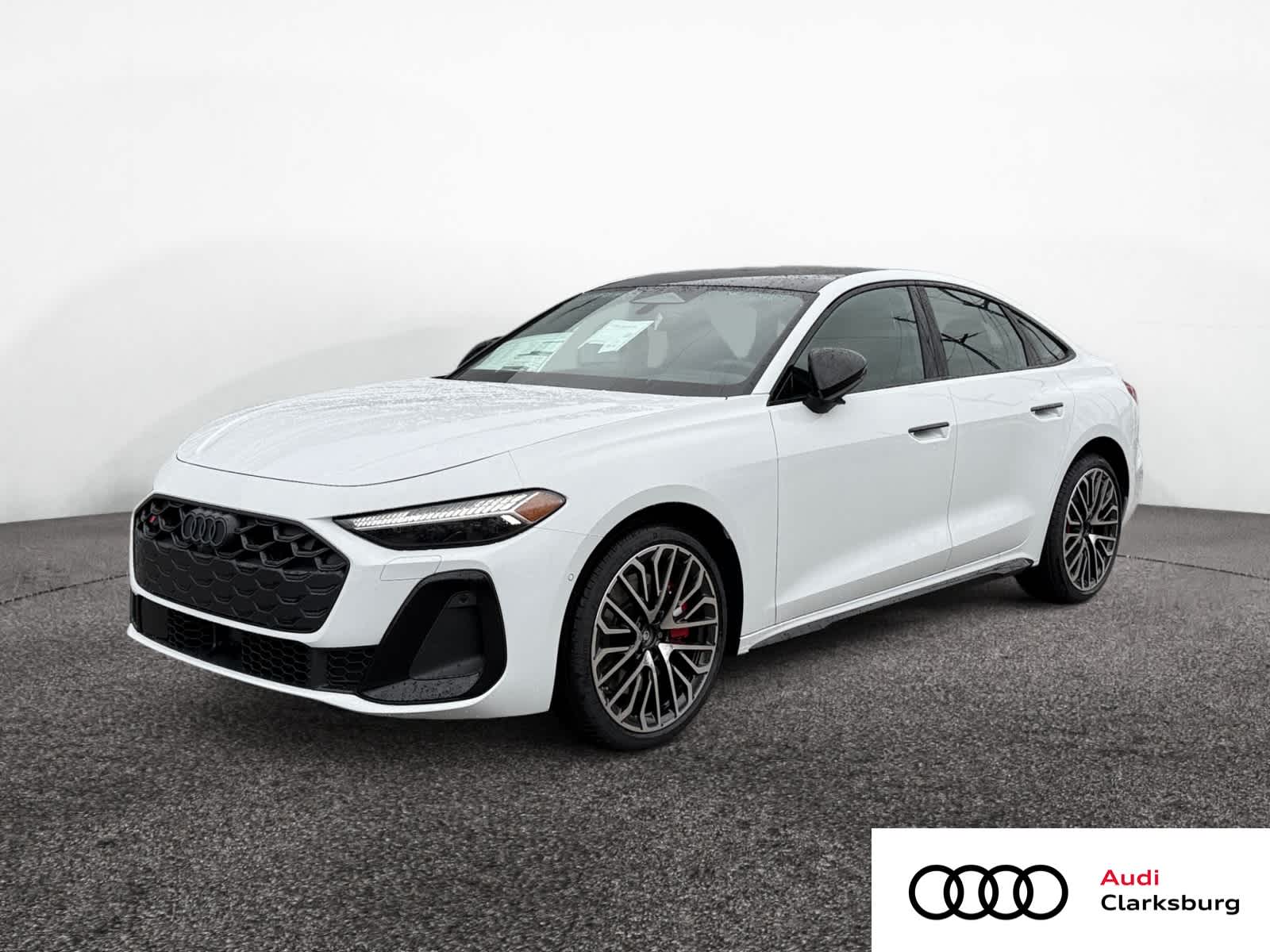 Glacier White Metallic 2025 Audi S5 Sedan All-Wheel Drive 7-Speed Automatic