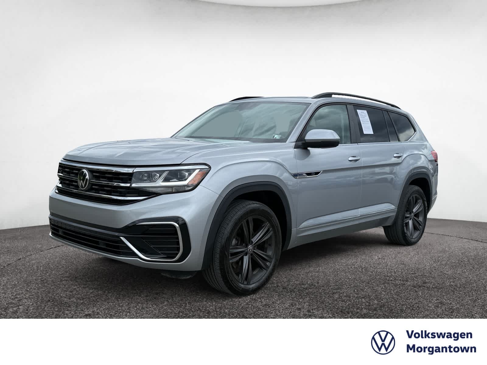 Pyrite Silver Metallic 2021 Volkswagen Atlas V6 SE R-Line 4Motion with Technology SUV / Crossover All-Wheel Drive 8-Speed Automatic