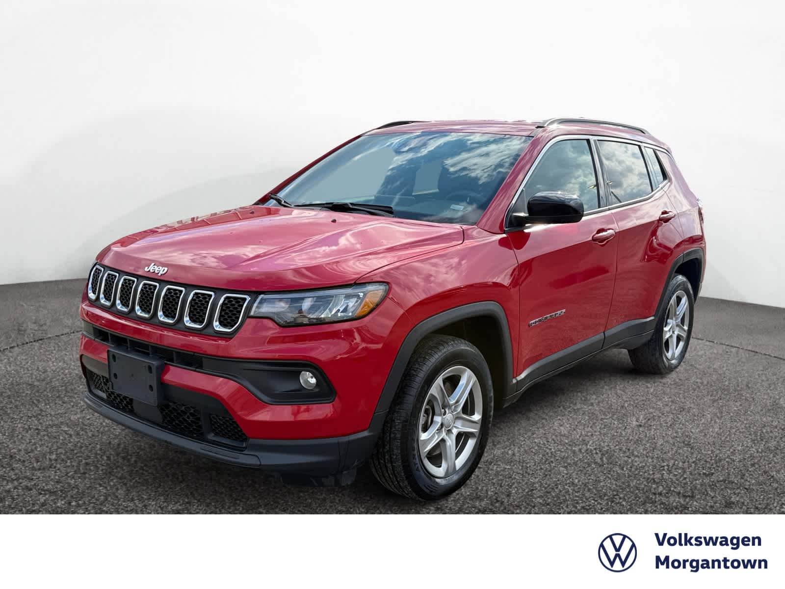 Red Hot Pearlcoat 2024 Jeep Compass Latitude 4WD SUV / Crossover Four-Wheel Drive 8-Speed Automatic