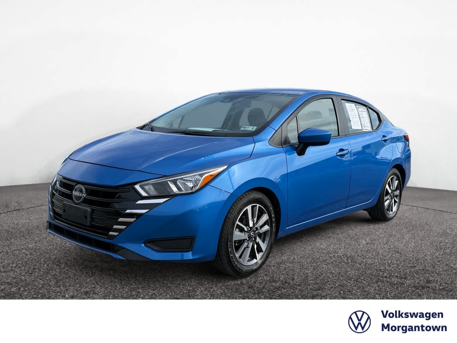 Electric Blue Metallic 2024 Nissan Versa SV FWD Sedan Front-Wheel Drive Continuously Variable Transmission