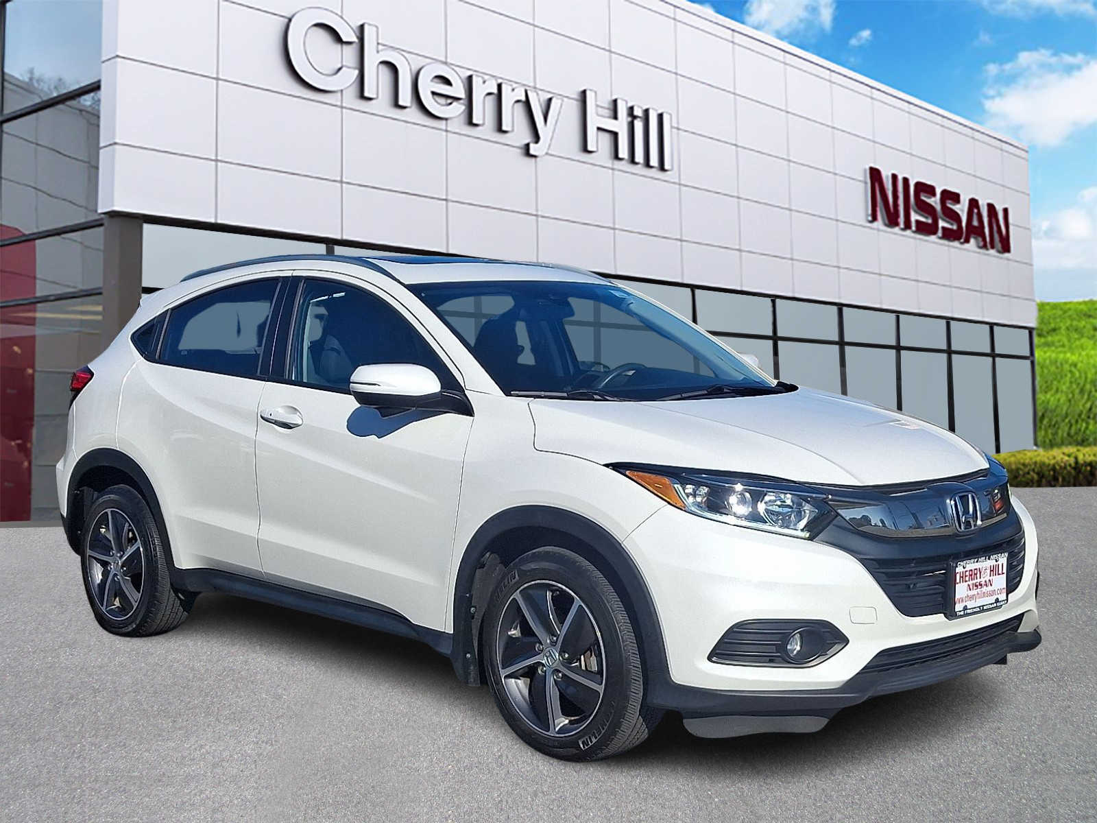 Platinum White Pearl 2021 Honda HR-V SUV / Crossover All-Wheel Drive Continuously Variable Transmission