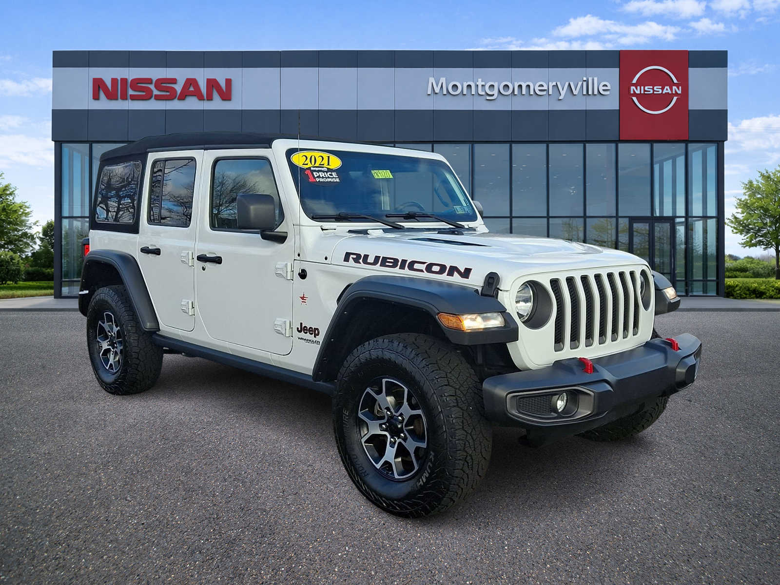Bright White Clearcoat 2021 Jeep Wrangler Unlimited Rubicon 4WD SUV / Crossover Four-Wheel Drive 8-Speed Automatic