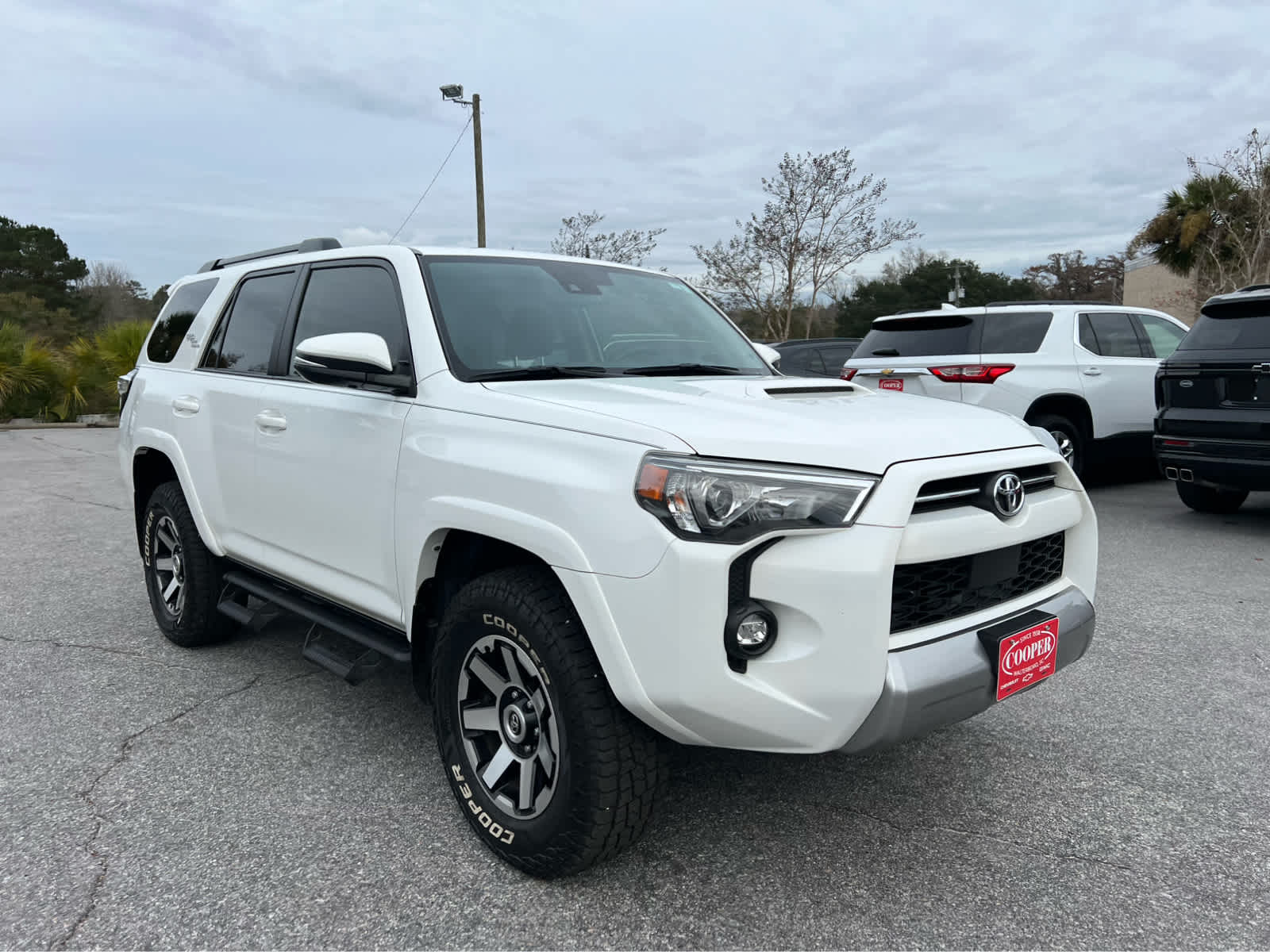 2021 Toyota 4Runner TRD Off Road Premium Super White at Low Country Motors