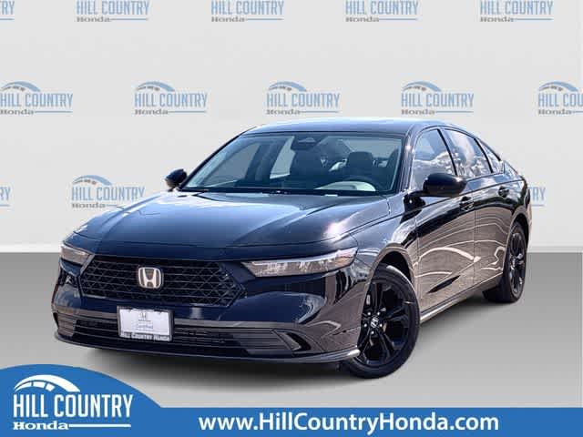 Crystal Black Pearl 2025 Honda Accord SE FWD Sedan Front-Wheel Drive Continuously Variable Transmission