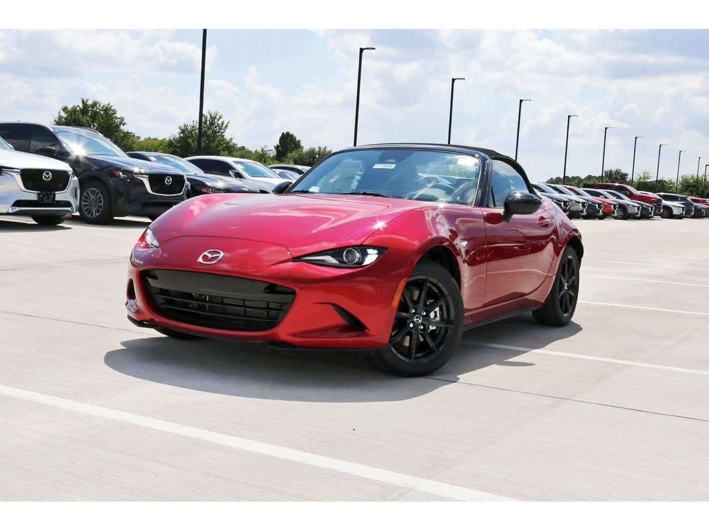 Soul Red Crystal Metallic 2026 Mazda MX-5 Miata Sport RWD Convertible Rear-Wheel Drive 6-Speed Manual