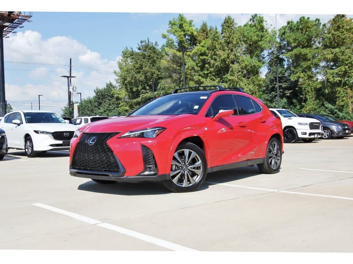 Redline with Obsidian Roof 2024 Lexus UX Hybrid SUV / Crossover Front-Wheel Drive Continuously Variable Transmission
