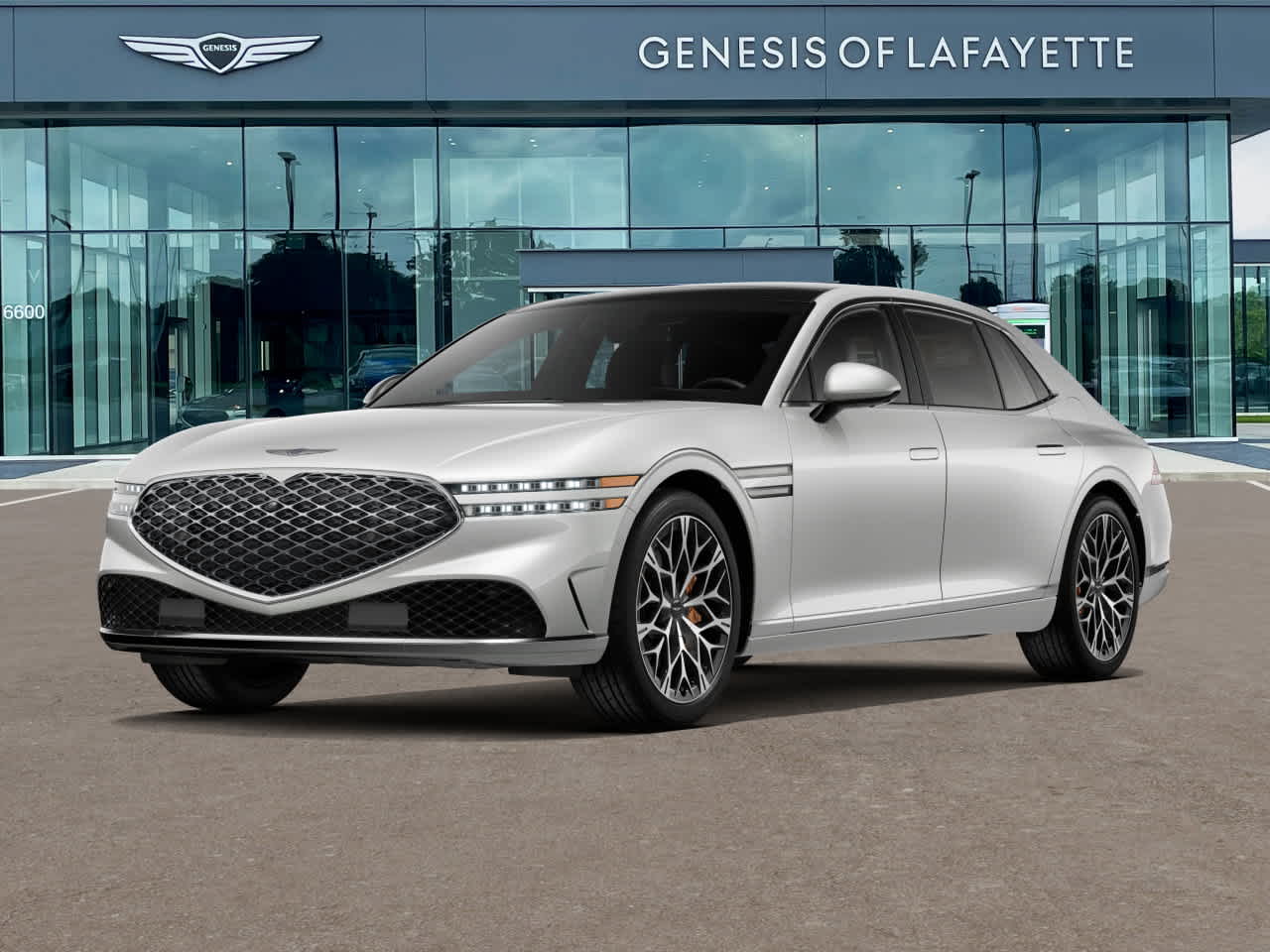 Uyuni White 2026 Genesis G90 3.5T e-Supercharger AWD Sedan All-Wheel Drive 8-Speed Automatic