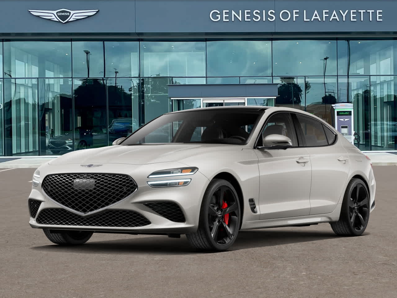 Vatna Gray 2026 Genesis G70 3.3T Sport Prestige RWD Sedan Rear-Wheel Drive 8-Speed Automatic