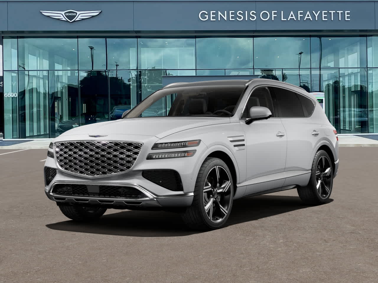 Uyuni White 2025 Genesis GV80 3.5T Prestige AWD SUV / Crossover All-Wheel Drive 8-Speed Automatic