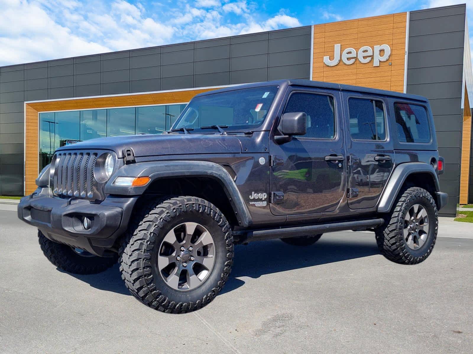 Gray (Granite Crystal Metallic Clearcoat) 2018 Jeep Wrangler Unlimited Sport 4WD SUV / Crossover Four-Wheel Drive 8-Speed Automatic